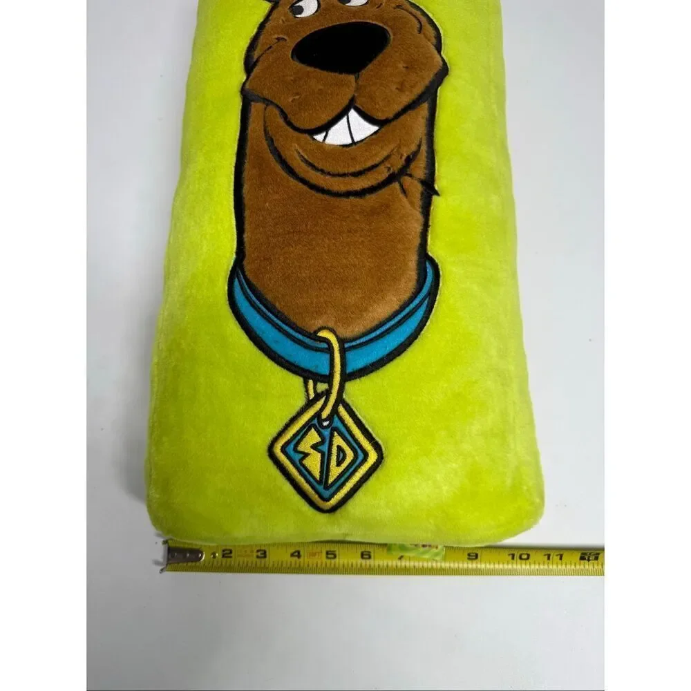 Rare Vintage Neon Green Scooby Doo Plush Pillow Throw Pillow Y2K Room Decor